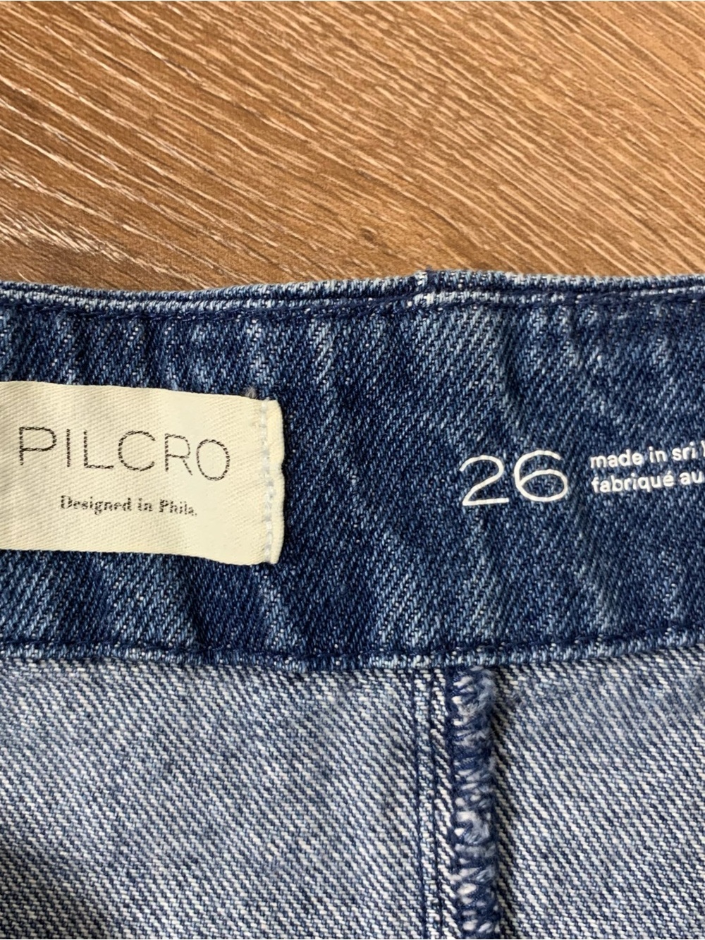 Pilcro Embroidered Pleated Denim Skirty Shorts 26 - Picture 5 of 9